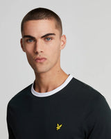 Lyle & Scott Ringer T-Shirt - Dark Navy / White