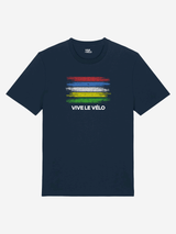Vive Le Vélo T-shirt - World Champion DNA - French Navy