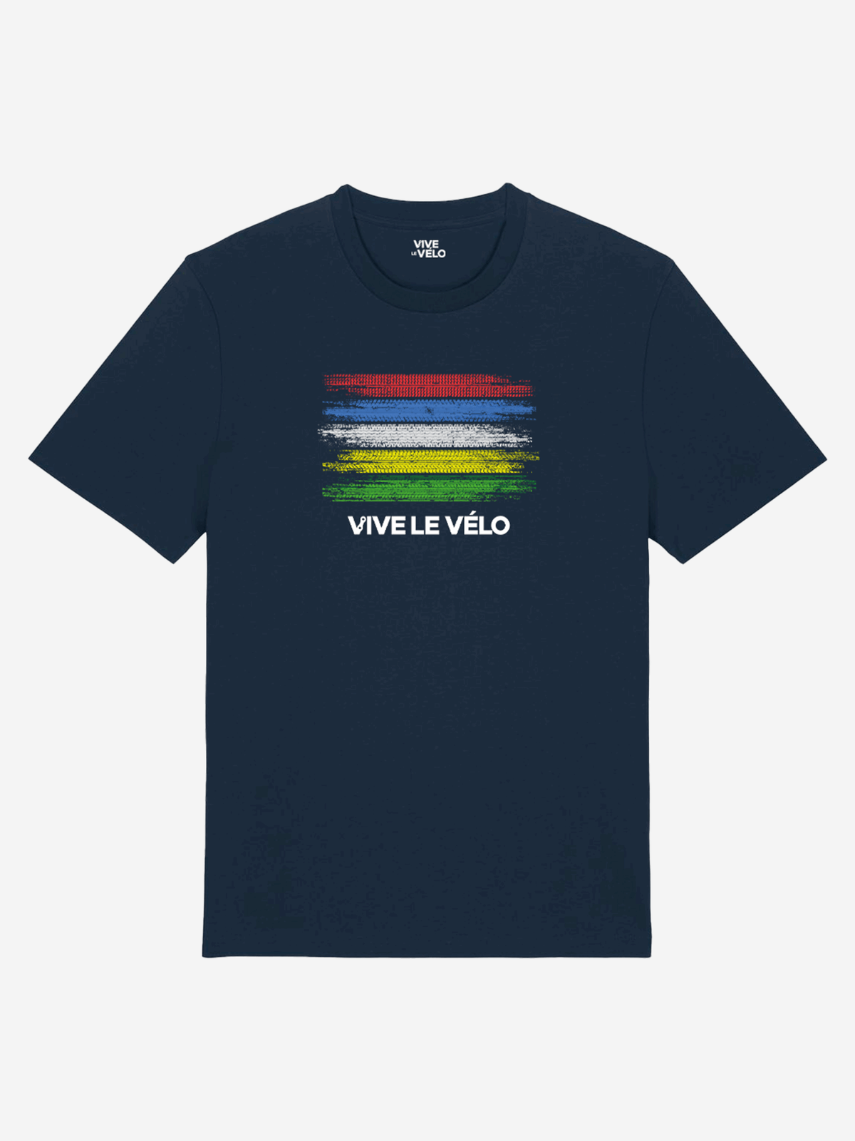 Vive Le Vélo T-shirt - World Champion DNA - French Navy