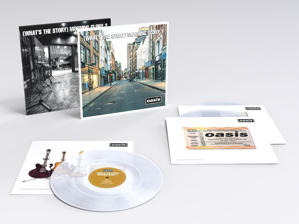 OASIS – (WHAT’S THE STORY) MORNING GLORY? (30th anniv. edition 3LP + 5 Bonustracks – Crystal clear) (pre-order 03/10/2025)