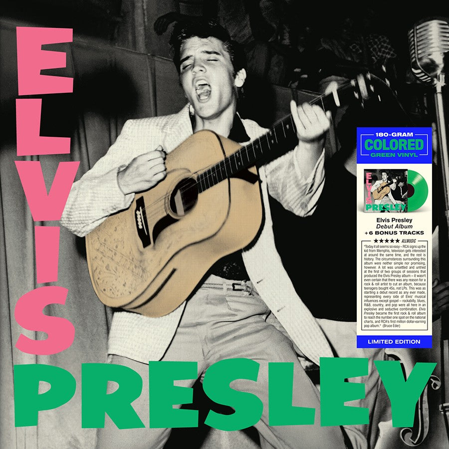 PRESLEY, ELVIS - ELVIS PRESLEY (FIRST ALBUM) (coloured green vinyl incl. 6 bonus tracks)