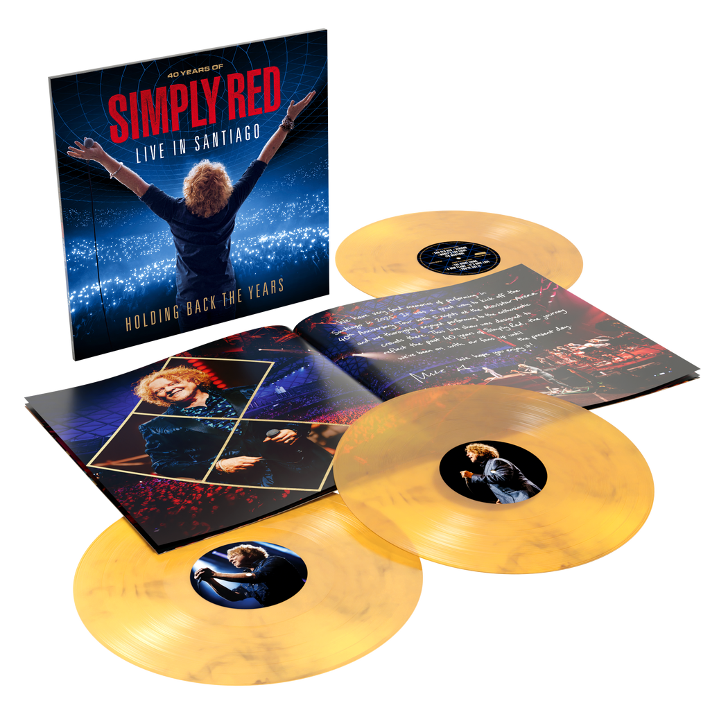 SIMPLY RED - HOLDING BACK THE YEARS: LIVE IN SANTIAGO (limited coloured 3LP) (pre-order 26/06/2026)