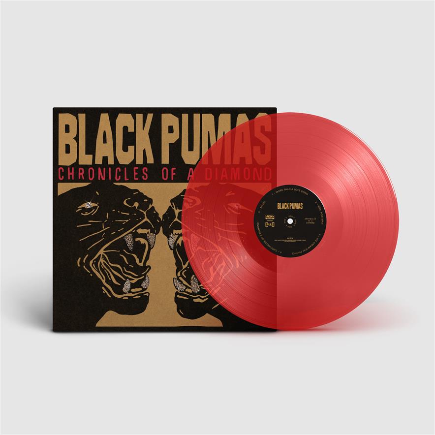 BLACK PUMAS - CHRONICLES OF A DIAMOND (Indie version transparant red vinyl)
