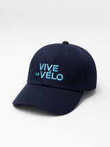 Vive Le Vélo Pet - Squared Logo French Navy