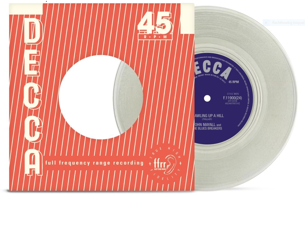 MAYALL, JOHN  - CRAWLING UP THE HILL (7" 45 Giri Vinyl Clear Limited Edt.)