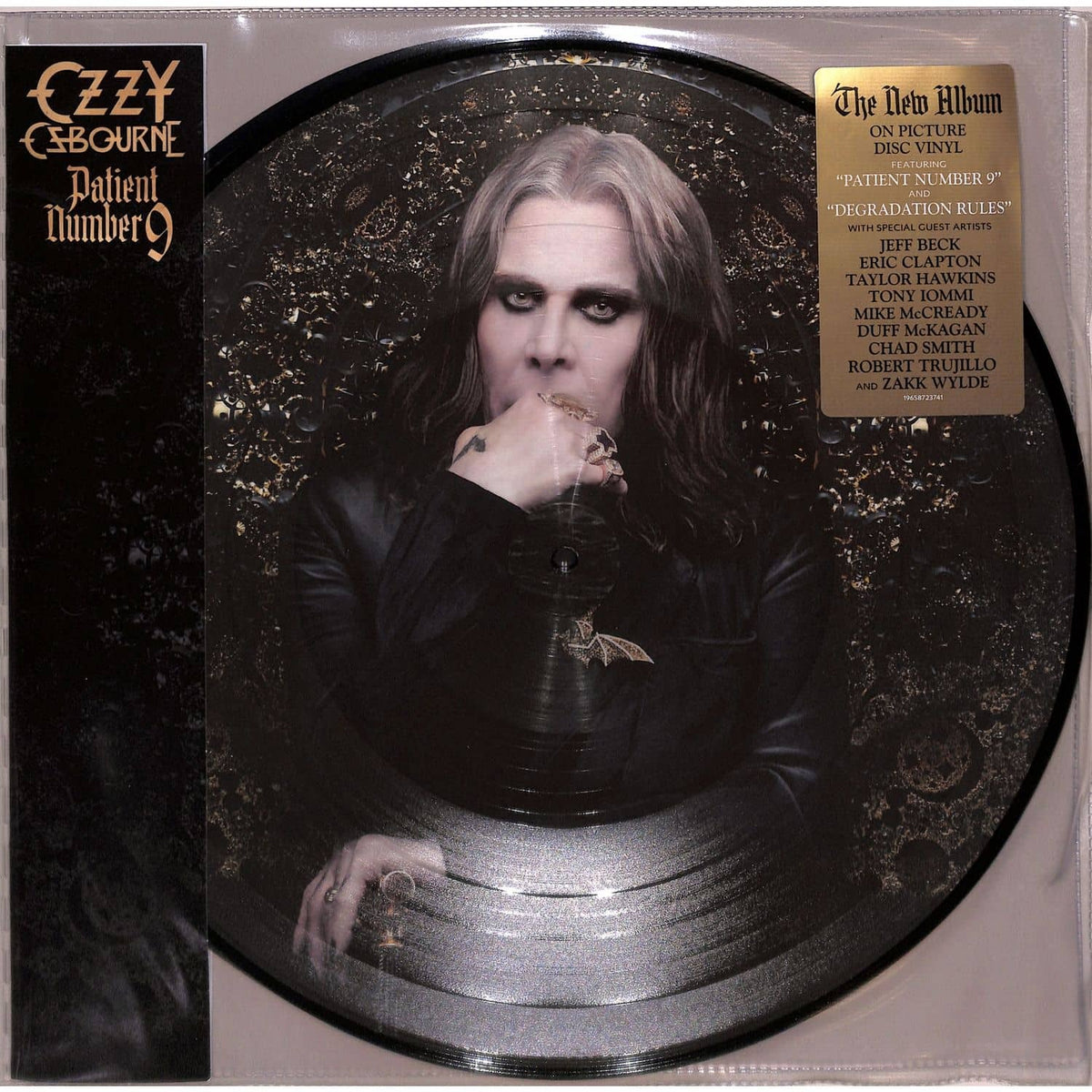OZZY OSBOURNE – PATIENT NUMBER 9  (very limited picture disc)
