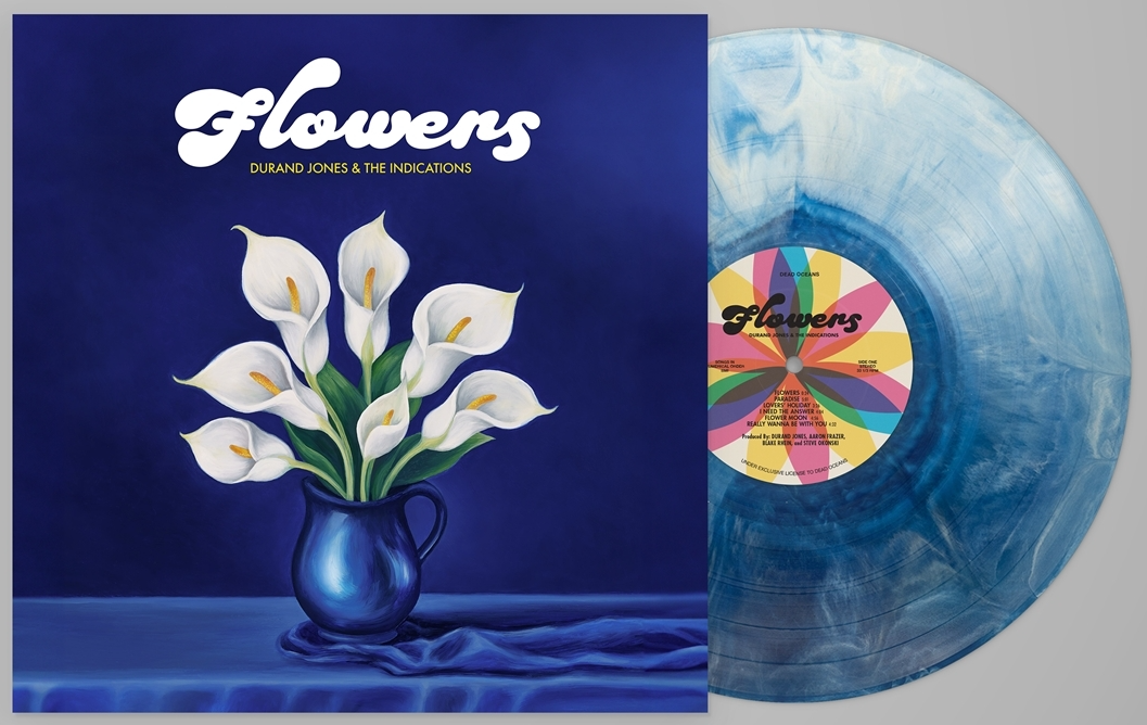 JONES, DURAND & THE INDICATIONS - FLOWERS (Blue Iceberg Splash vinyl)