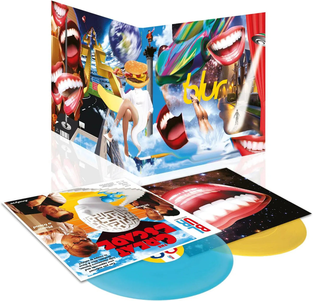 BLUR - THE GREAT ESCAPE (Coloured Vinyl 2LP, Anniversary Edition)