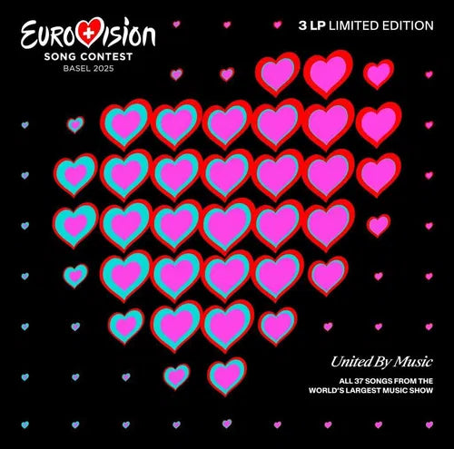 V/A - EUROVISION SONG CONTEST BASEL 2025  (Red / Mint / Neon Pink 3LP set) (pre-order 23/05/2025)