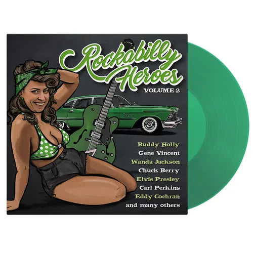 V/A - ROCKABULLY HEROES Vol. 2 (Green vinyl) - rsd 2025