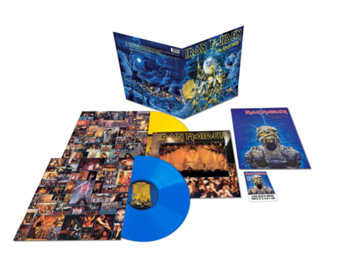 IRON MAIDEN - LIVE AFTER DEATH (Anniv. edition Yellow & Blue Vinyl)