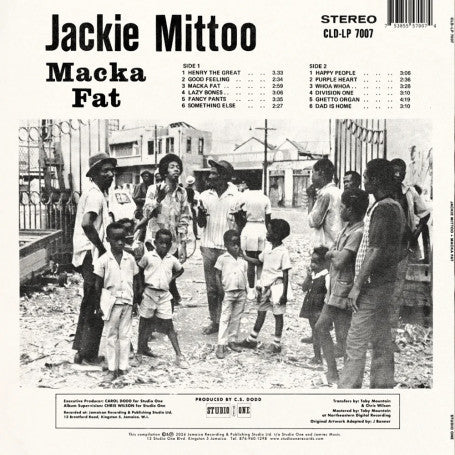 JACKIE MITTOO - MACKA FAT