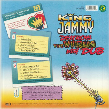 KING JAMMY - KING JAMMY DESTROYS THE VIRUS WITH DUB