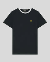 Lyle & Scott Ringer T-Shirt - Dark Navy / White