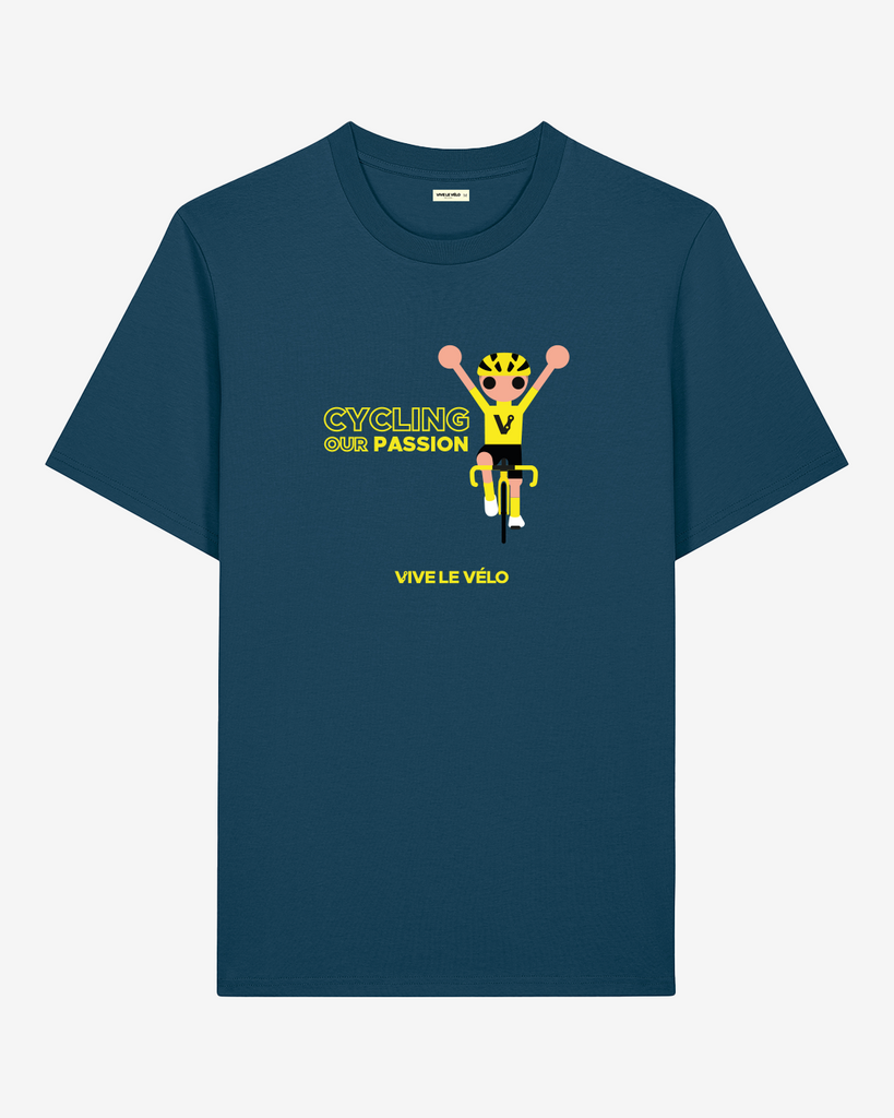 Vive le Vélo - Odieltje Cycling Our Passion T-Shirt - Deep Teal