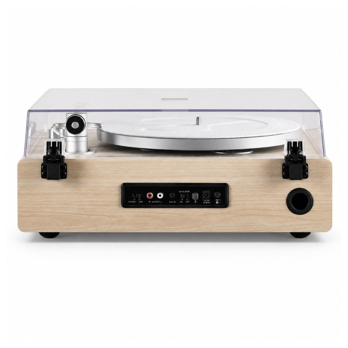 Crosley Stave Record Player - Natural & Silver