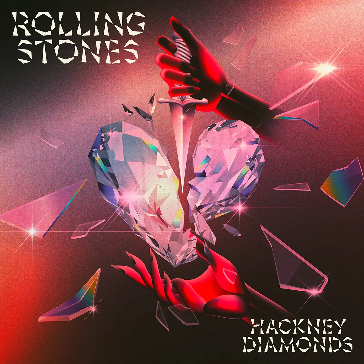 ROLLING STONES - HACKNEY DIAMONDS (Diamond Clear Vinyl)
