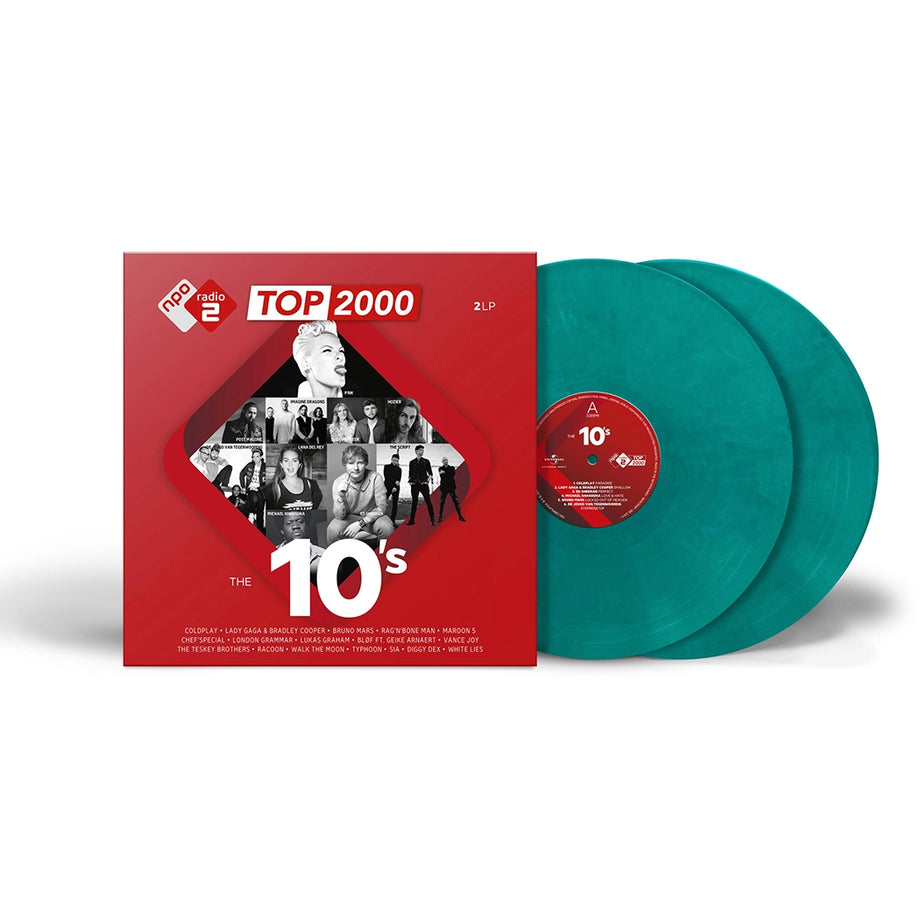 V/A - TOP 2000 - THE 10'S (Transparent, Coloured Fresh Green Vinyl LP)