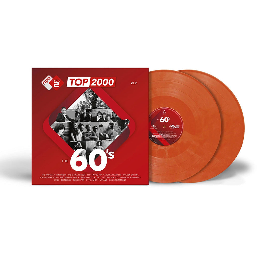 V/A - TOP 2000 - THE 60'S (Transparent, Coloured Almost Pink Vinyl LP)