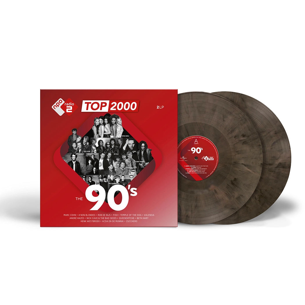 V/A - TOP 2000 - THE 90'S (Transparent, Coloured Dirty Pink Vinyl LP)