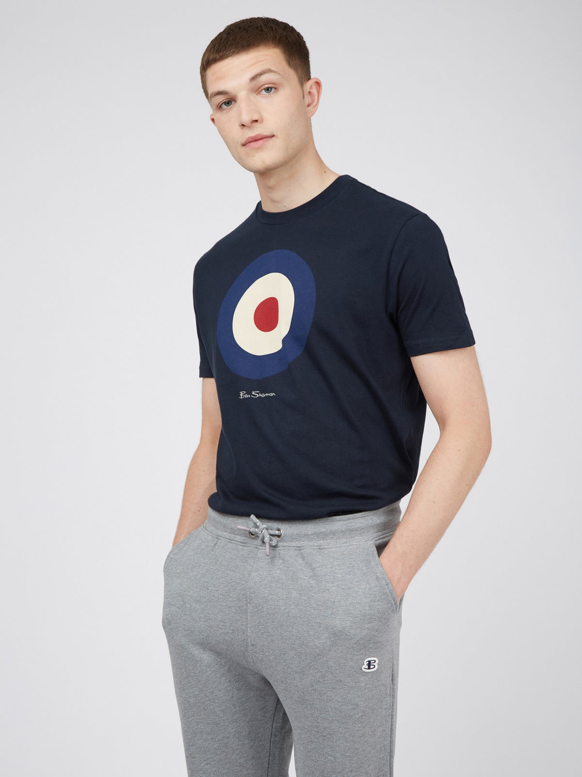 Ben Sherman Mod Target T-Shirt - DARK NAVY