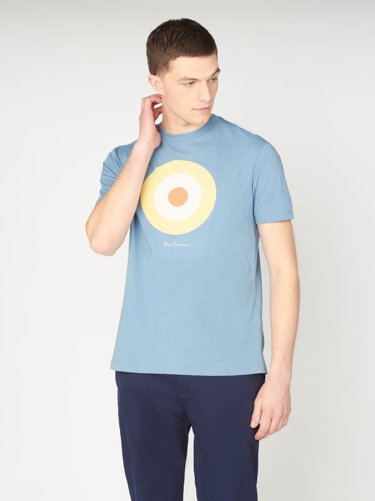 Ben Sherman Target T-Shirt - Pale Blue