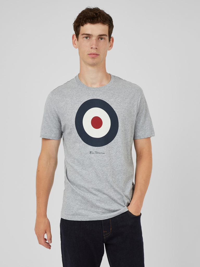 Ben Sherman Mod Target T-Shirt - GREY