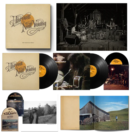 YOUNG, NEIL - HARVEST (50th Anniversary Edition) 2lp + 7"+ 2 dvd Box)