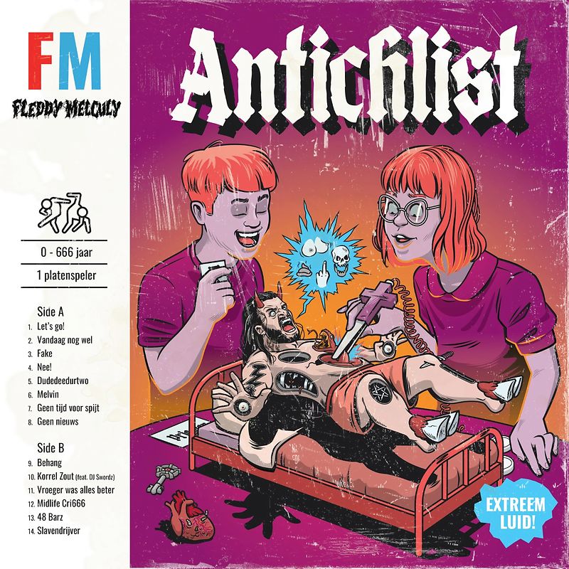 FLEDDY MELCULY - ANTICHLIST (Pink vinyl)