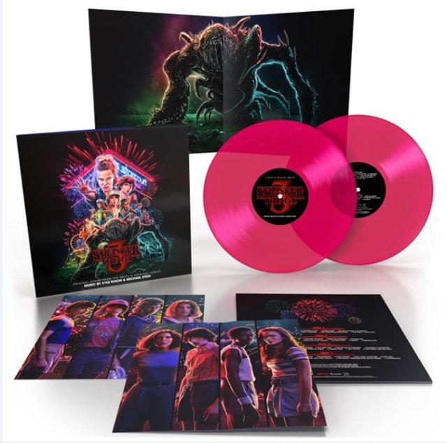 V/A - STRANGER THINGS 3 - KYLE DIXON & MICHAEL STEIN (Limted pink vinyl)