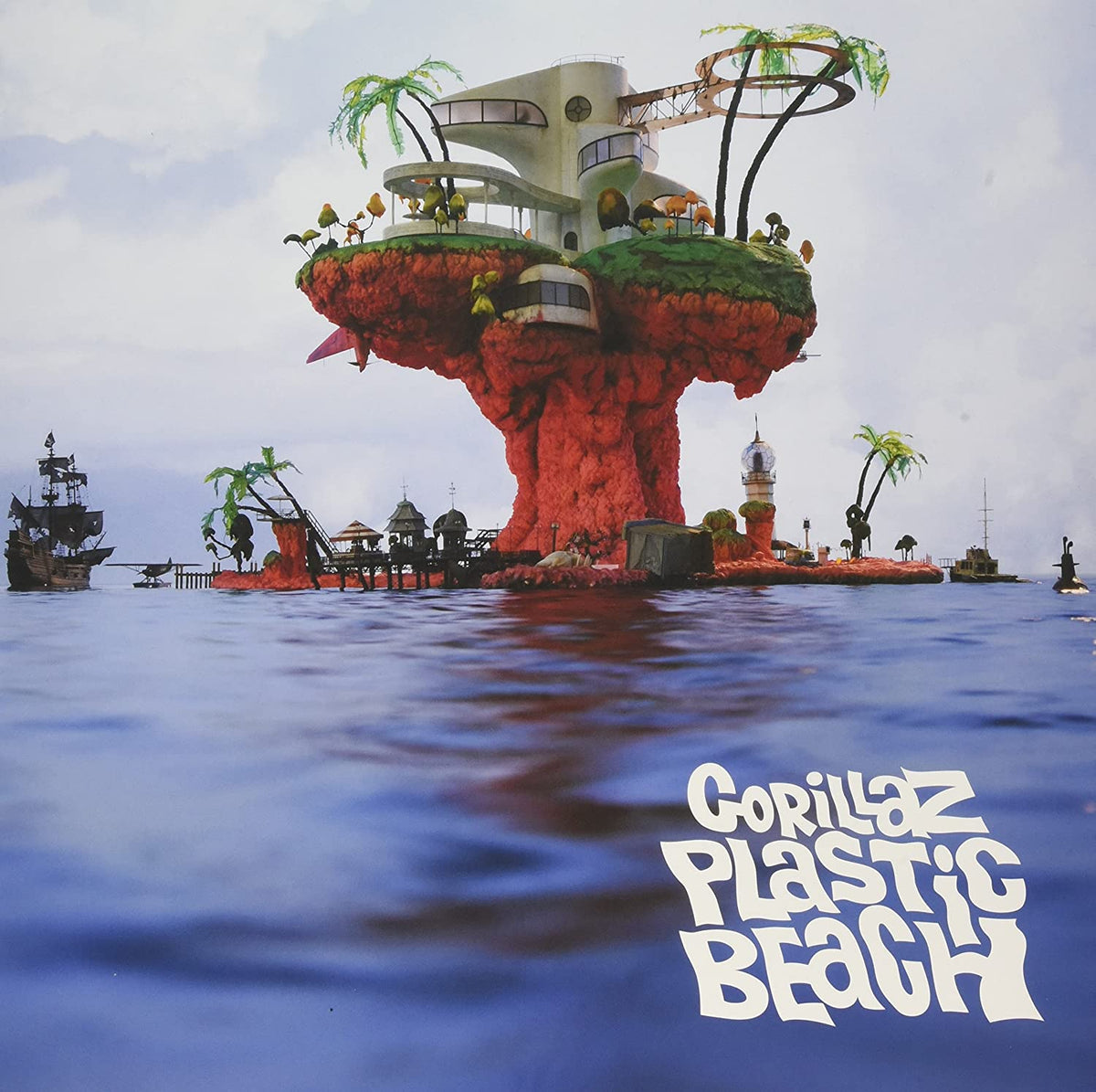 GORILLAZ - PLASTIC BEACH (Limited Indie only blue, green and orange vinyl) (pre-order 04/12/2026)