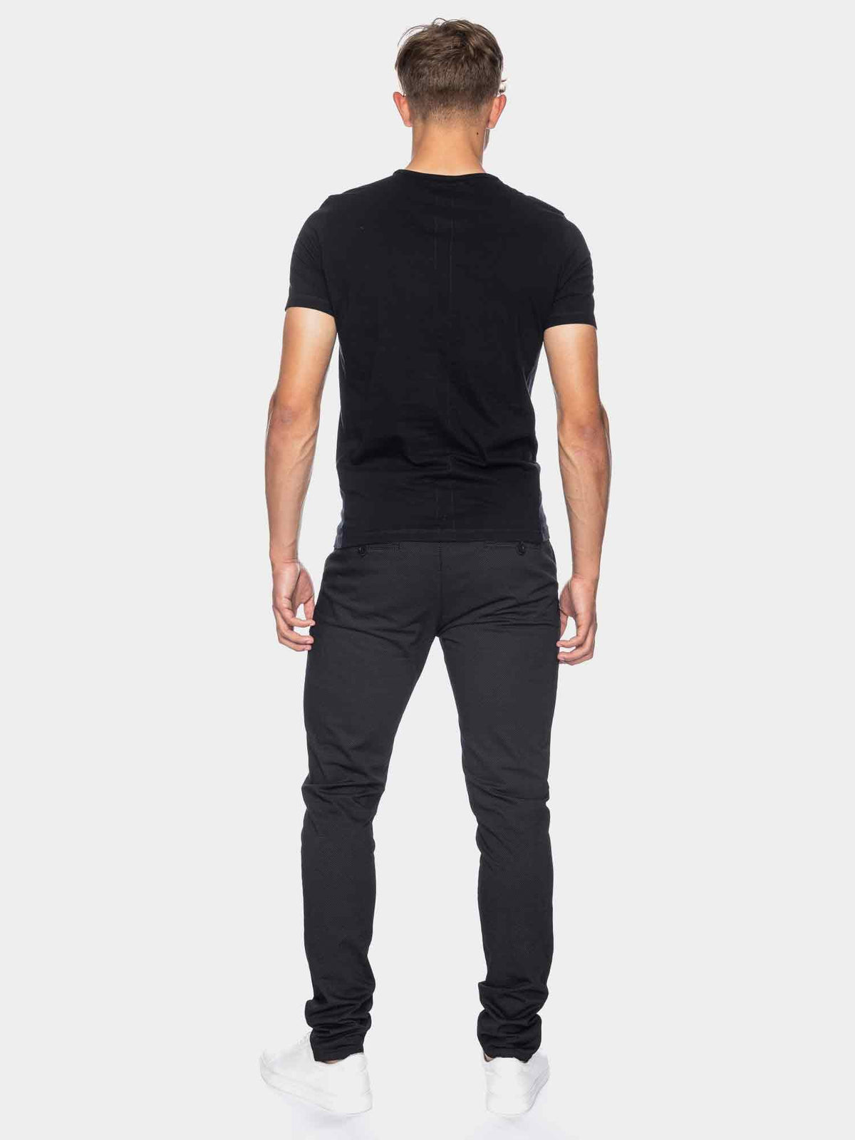 Ato T-shirt - Valerio V-neck GOTS OC Black
