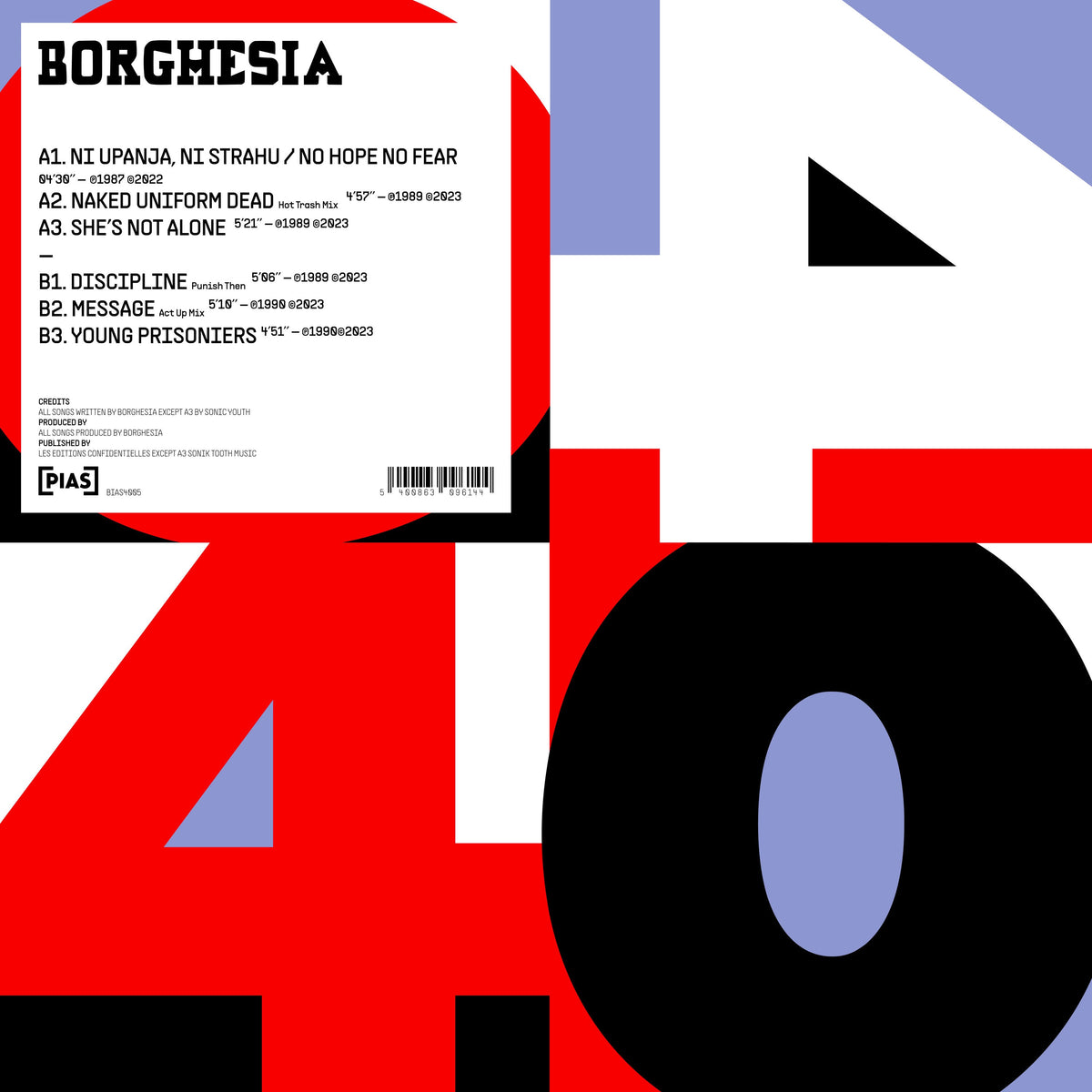 BORGHESIA - PIAS 40