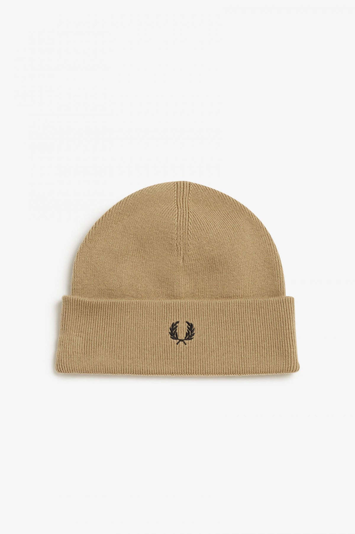 Fred Perry Merino Wool beanie - Warm Stone
