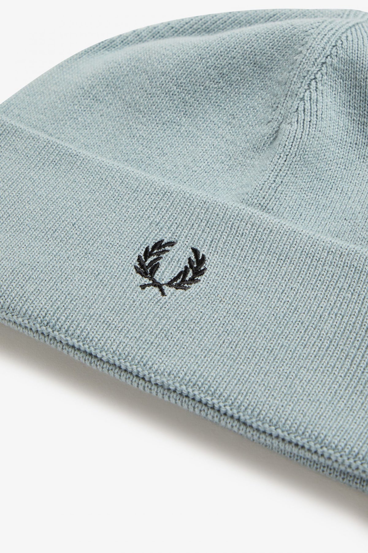 Fred Perry Merino Wool beanie - Silver Blue