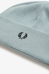 Fred Perry Merino Wool beanie - Silver Blue