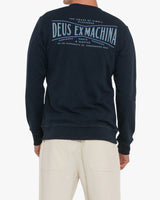 Deus ex Machina Avenue Crew Sweater - Navy