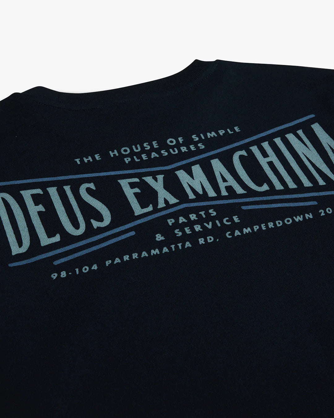 Deus ex Machina Avenue Crew Sweater - Navy