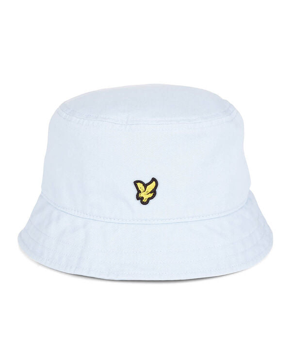 Lyle & Scott Cotton twill bucket hat - Pool blue