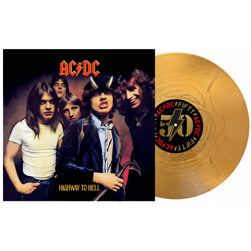 AC/DC - HIGHWAY TO HELL (50th anniv Gold metallic)
