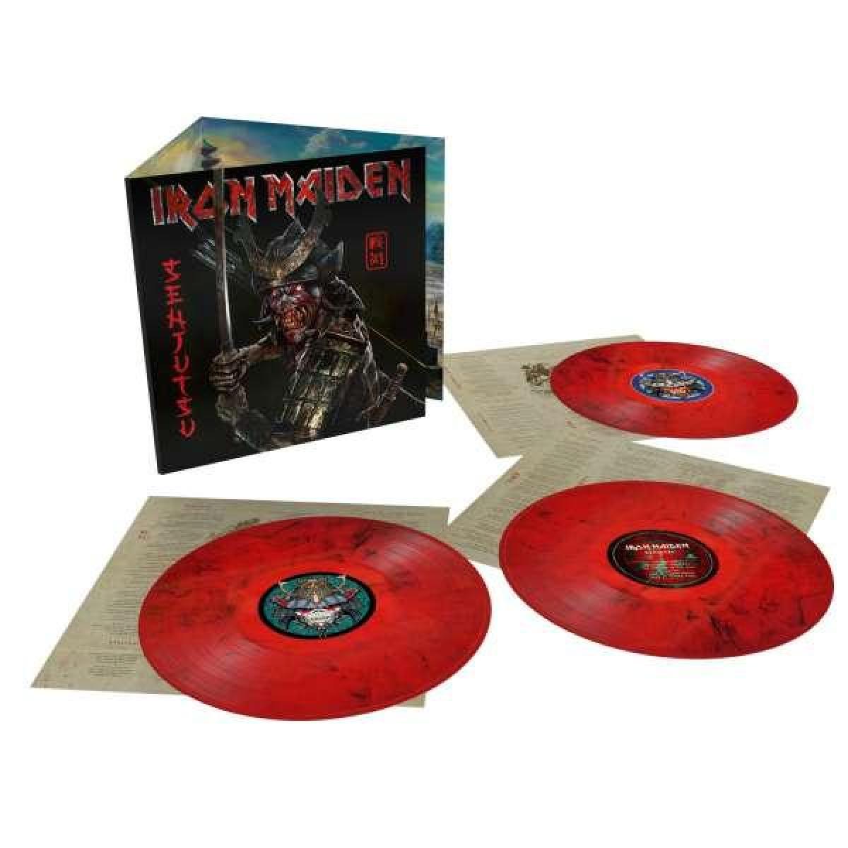 IRON MAIDEN - SENJUTSU (LIMTED ED red/black vinyl)
