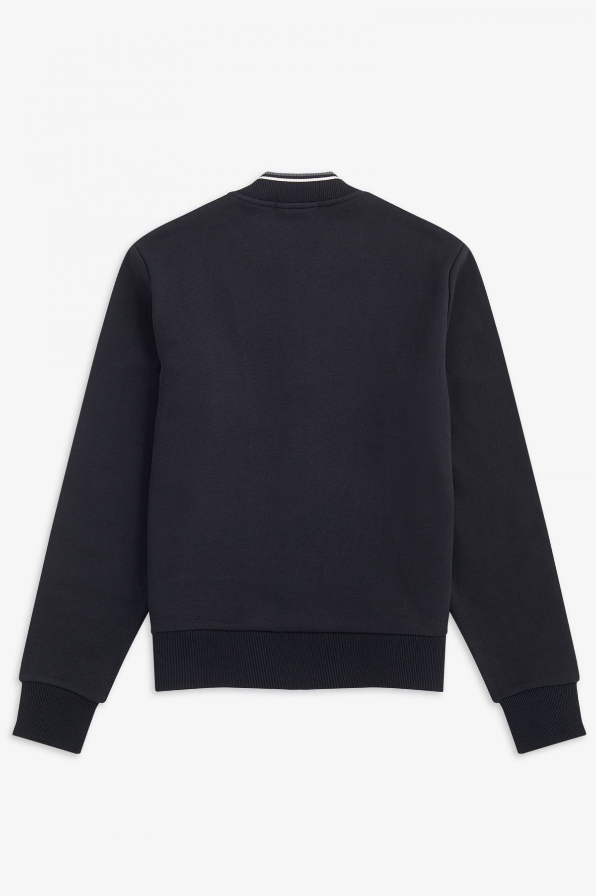 Fred Perry zip through sweater - Black