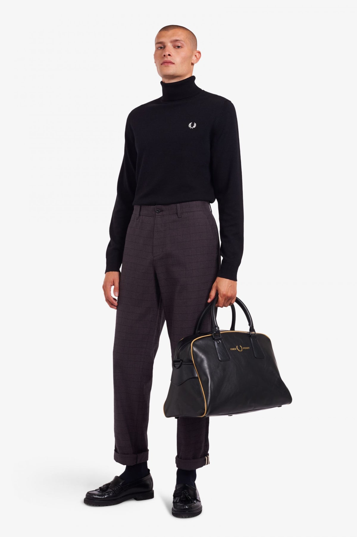 Fred Perry Knitwear Roll neck - Black