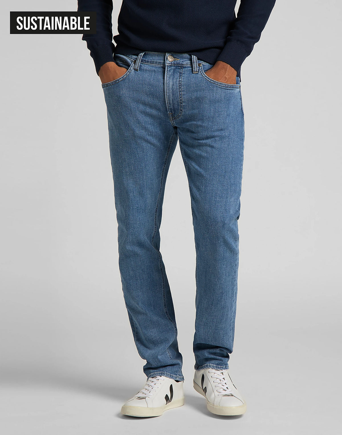 Lee Jeans Zip Fly Daren - Light Stone