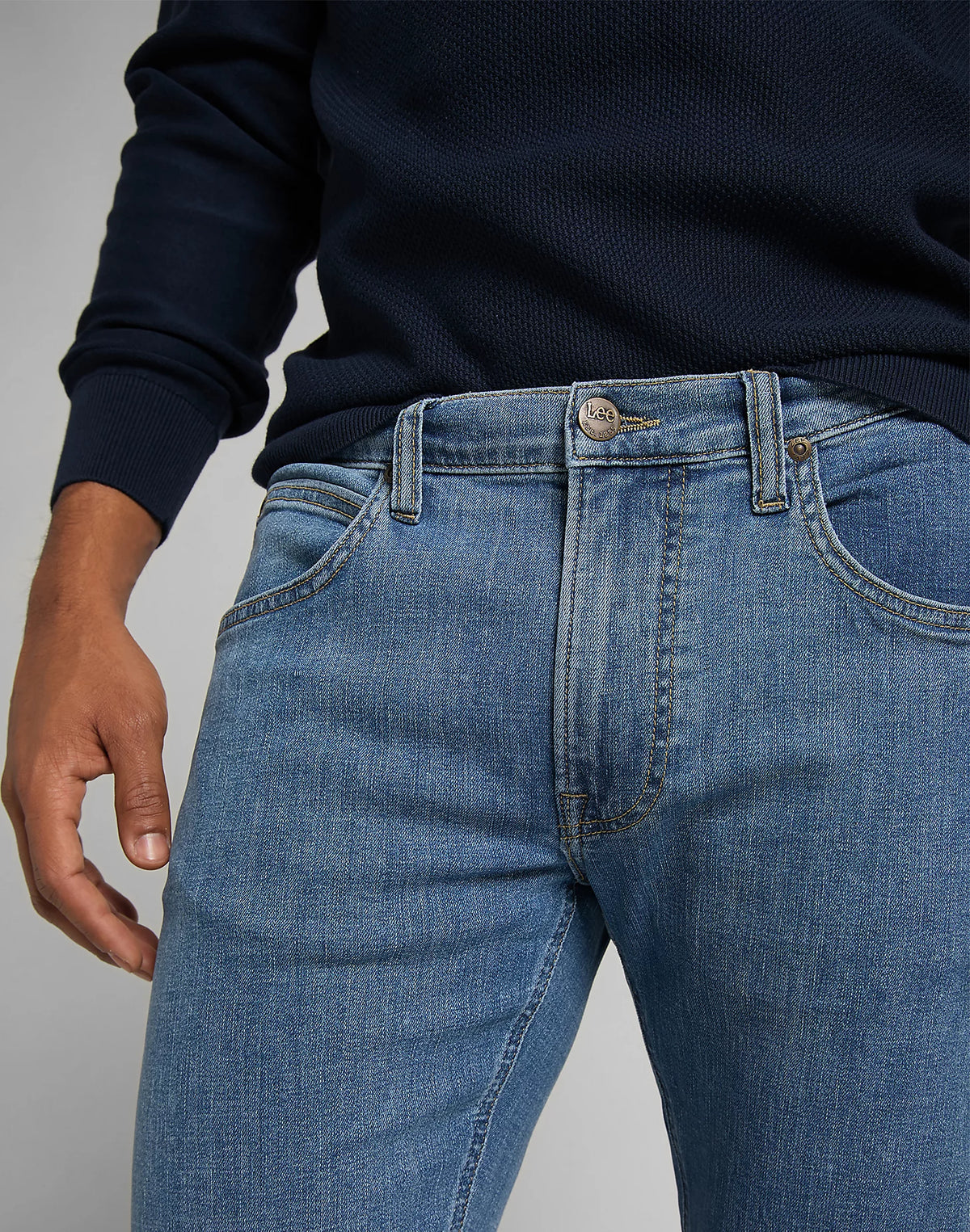 Lee Jeans Zip Fly Daren - Light Stone