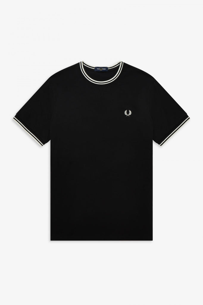 Fred Perry Twin tipped T-Shirt - Black