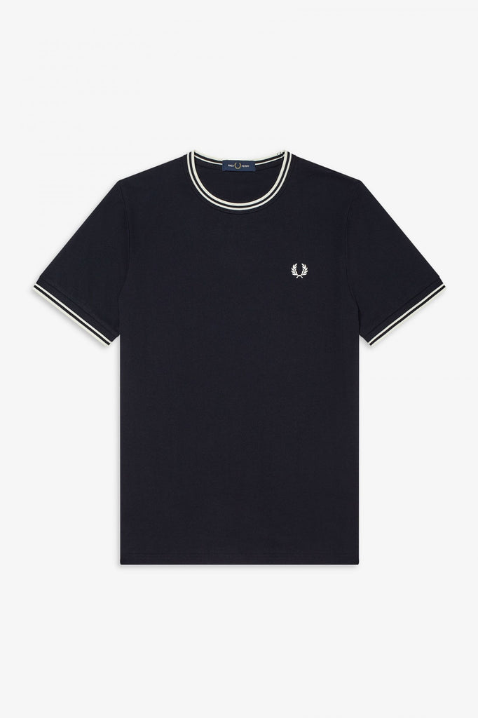 Fred Perry Twin Tipped T-Shirt - Navy