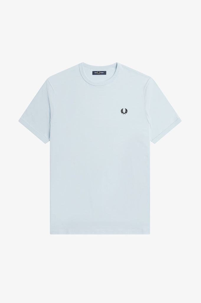 Fred Perry Ringer T-Shirt - Light ice