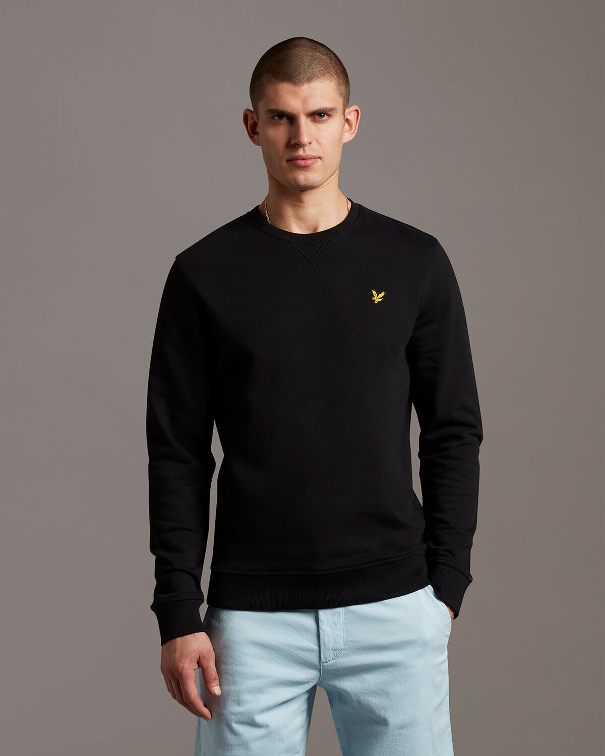 Lyle & Scott Crew Neck Sweatshirt - True black