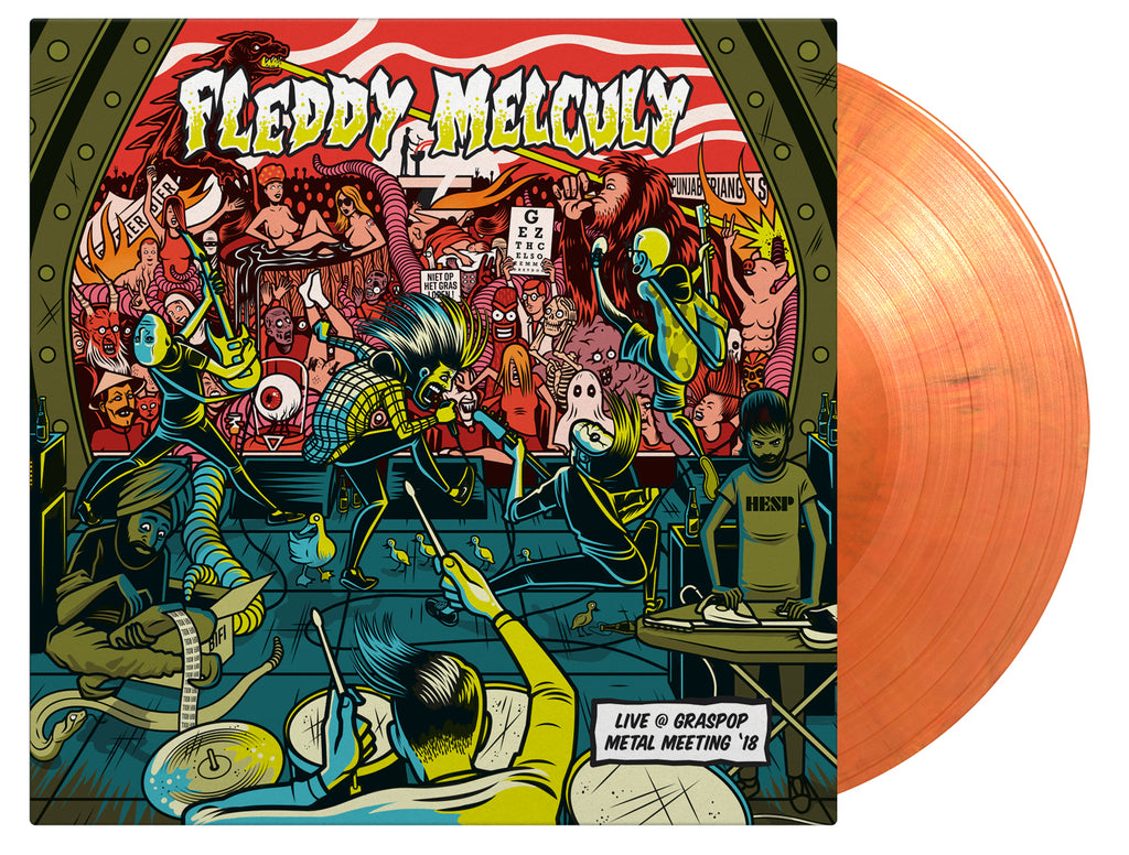 FLEDDY MELCULY - LIVE @ GRASPOP METAL MEETING '18 (666 Cps Voodoo Orange Vinyl)